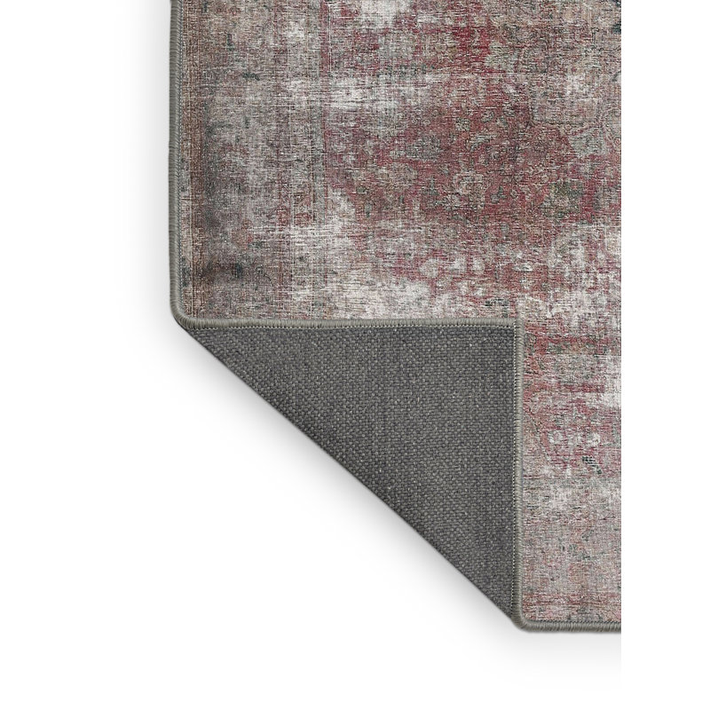 Tapis oriental brun clair / rouge, Rectangle 7 pi x 9 pi
