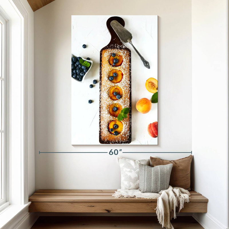 Yarlin Baked Peach Dessert, 51" H x 34" W