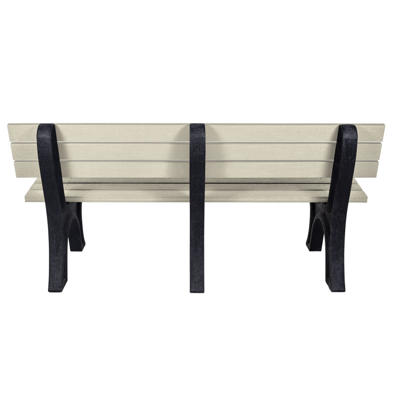 Swing Outdoor Bench, Whitewash