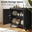 Armoire d'appoint 2 portes avec tablette réglable Dejesus H 32,4 "-346449919