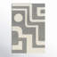Rectangle Wingrove Hand Tufted Wool Area Rug in Gray/White-6577103