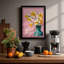 World of Flowers Botanical 1 Piece Single Picture Frame Wall Art-616867917-616867919
