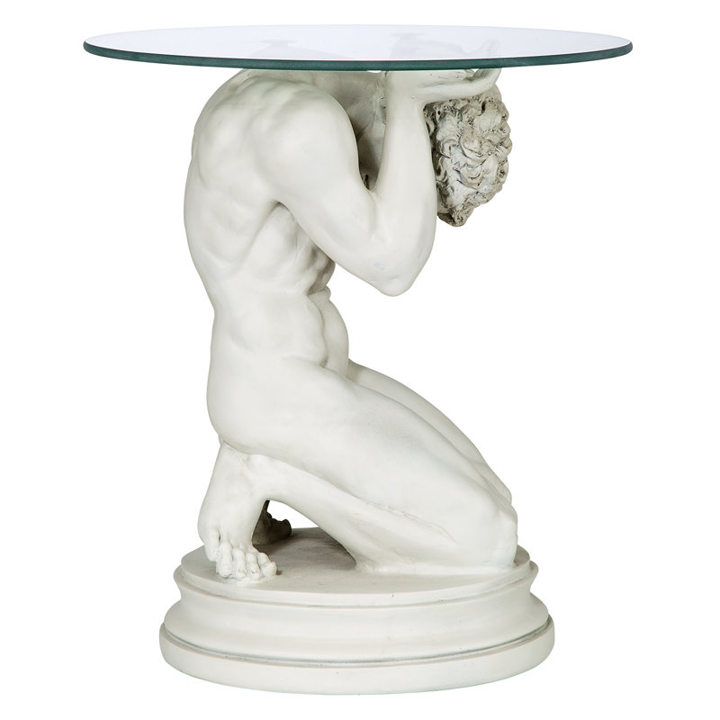 Neoclassical Top End Table