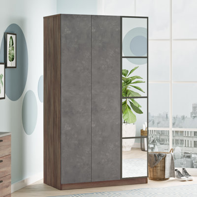 Haerr 3 Door Manufactured Wood Wardrobe