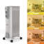 Thermostat de radiateur portatif rempli d'huile 1500W Costway