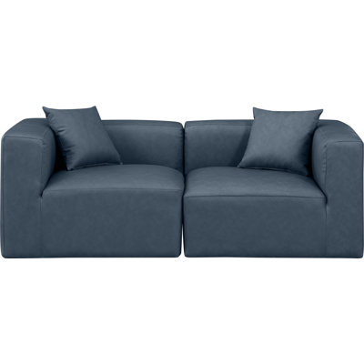 Canapé modulaire 2 pièces rembourré