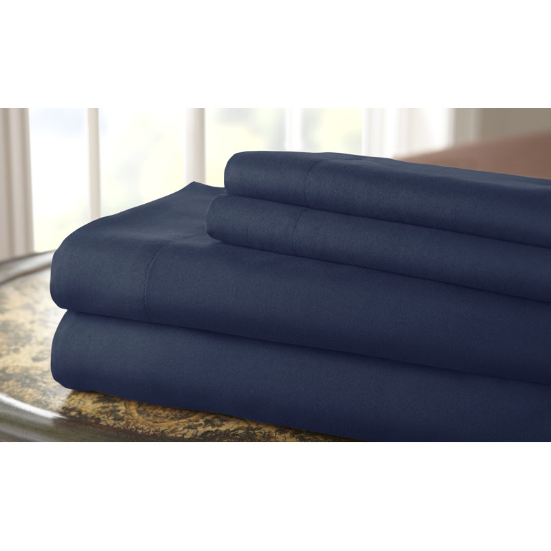 Ensemble de draps Gaston, Très grand, Bleu marine
