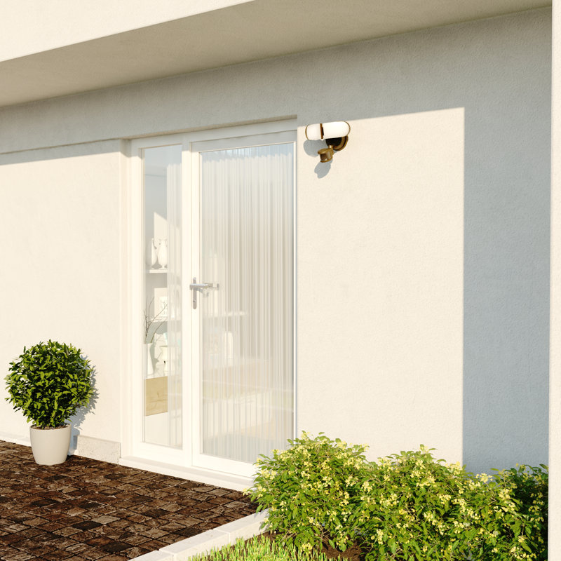 Kristey 2 Light LED Outdoor Motion Sensor Linkable Adjustable Security Flood Light Bronze