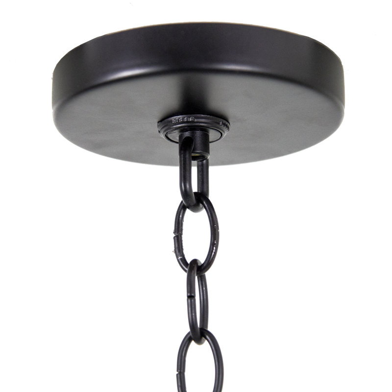 Lustre orbe 6 lumières Tira au fini noir mat