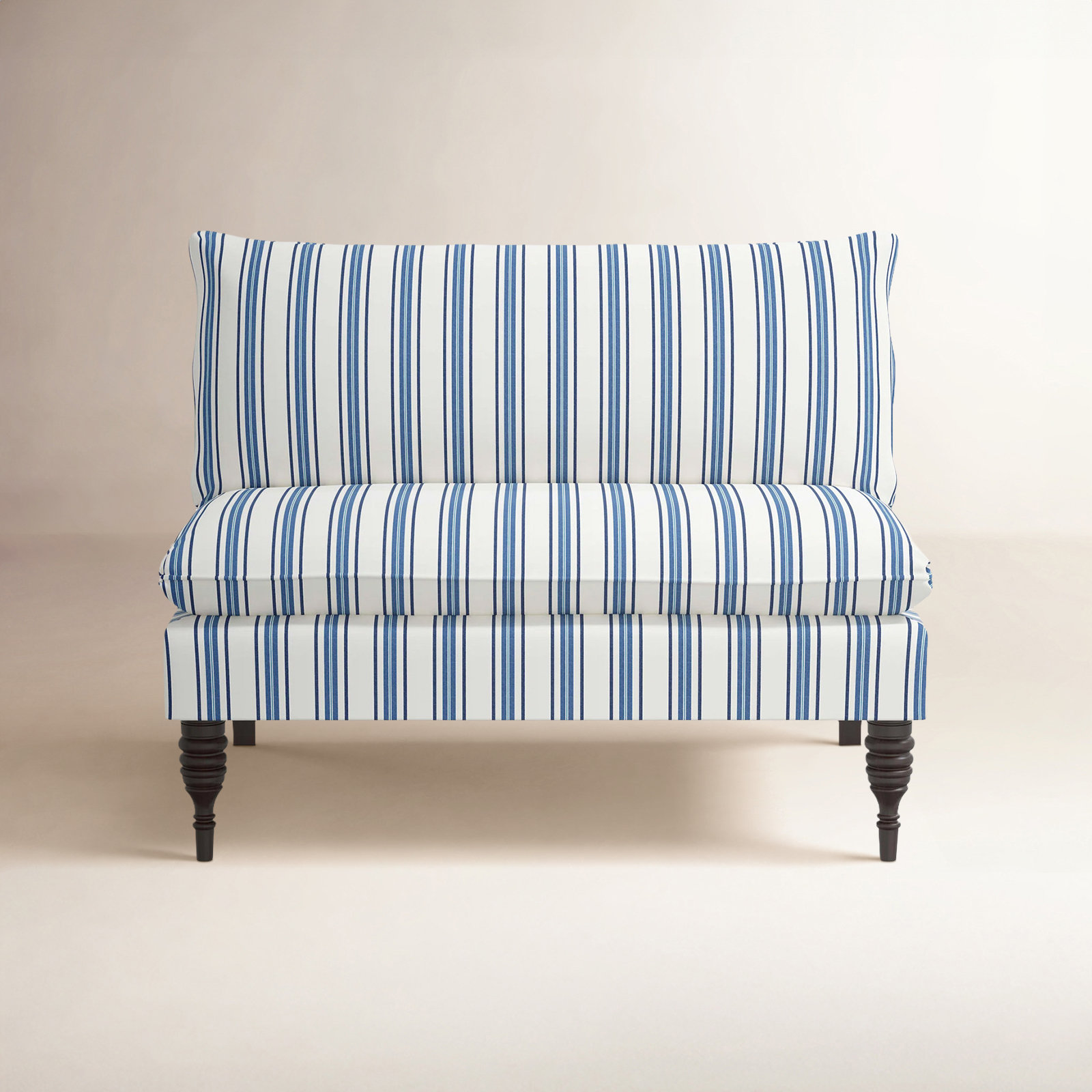 Cecelia 47" Loveseat, Philip Stripe Navy