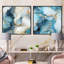 Lichfield - Ensemble de 2 collages abstraits carrés-101857843-101857842
