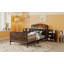 Twin Size Metal Platform Bed Frame With Light, Kids Twin Metal Bed With Upholstered And Pull Out Storage Shelves, Black-997638879
