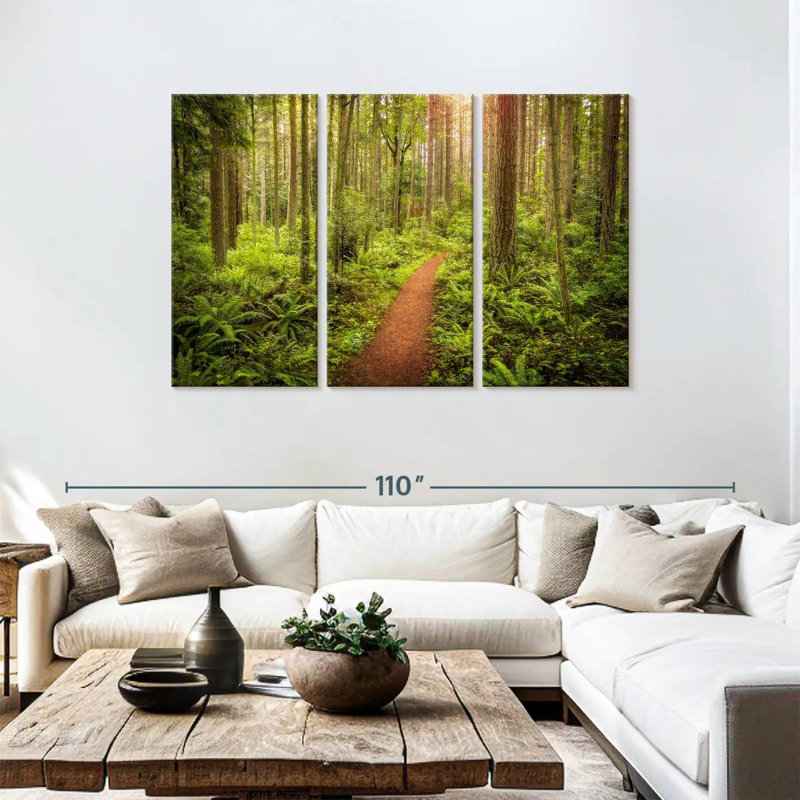 Alvord Washington Rainforest, H 48 po x l 74 po