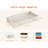 Under Bed Storage Containers, Underbed Storage Bins With 6 Inches Tall, Clothes Storage Box With Sturdy Handles And Sidewalls, Beige, 2-Pack