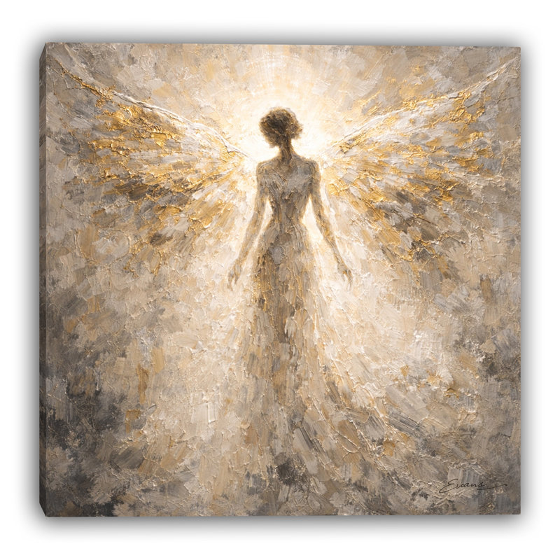 «Celestial Radiance», art mural sur toile tendue, L 12 po x H 12 po x P 1 po