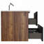 Meuble-lavabo mural avec lavabo intégré en céramique avec trop-plein, grand meuble-lavabo flottant de rangement pour salle de bain moderne, pré-assemblé-115688496-115688498