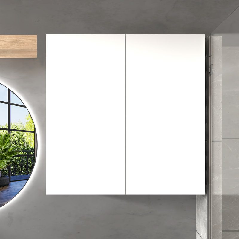 Modular Wall Cabinet With Adjustable Shelf - Multi-purpose Storage For Bathroom, Laundry, Or Kitchen, Natural