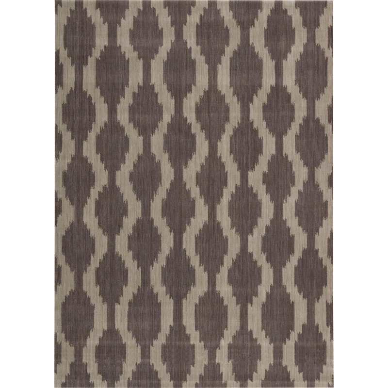 Tapis géométrique de la zone ash Urban, Rectangle 3 pi 6 po x 5 pi 6 po