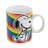 Gibson Peanuts 70Th Anniversary 15Oz 4 Piece Stoneware Mug Set In Rainbow