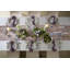 Violet Check Wine Glass