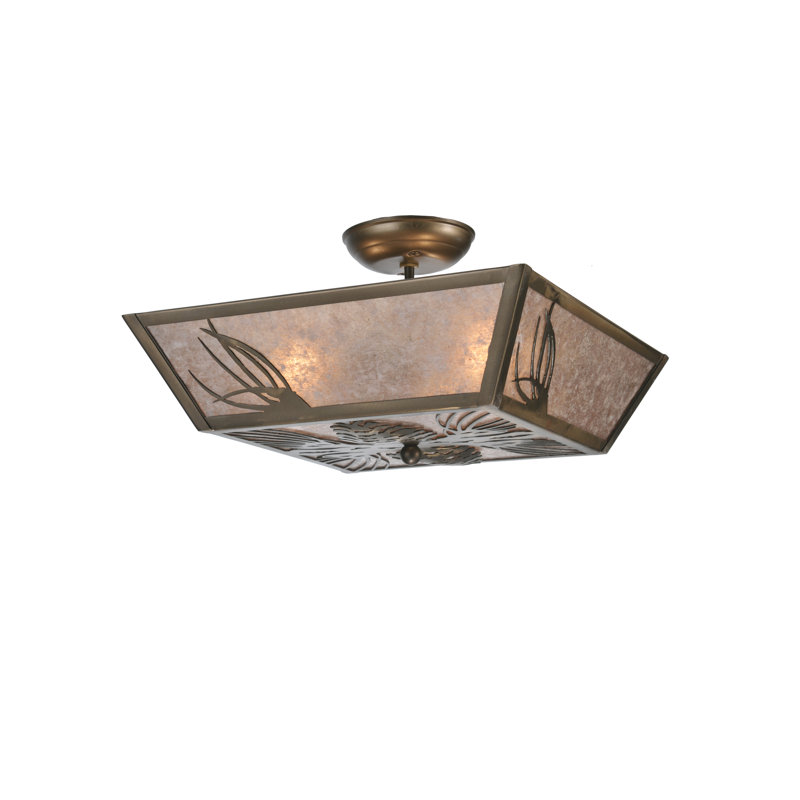 Acrylic Semi Flush Mount