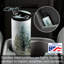 Highland Home Tree Line in the Mist 17 oz. Verre en acier inoxydable avec couvercle