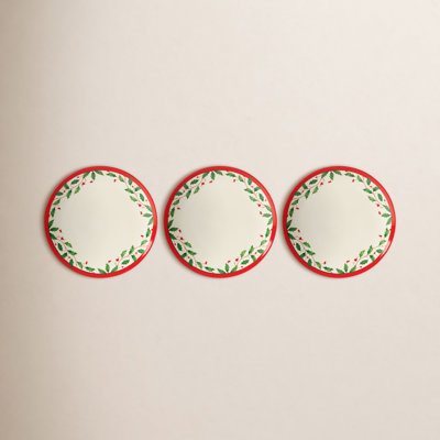 Holiday 8" Porcelain Salad Plate