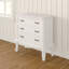 Lola Solid Wood 80cm W 3 - Drawer Chest of Drawers