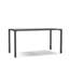 Bacup Rectangular Metal Outdoor Dining Table With Umbrella Hole , cm W cm D-1294248367-1294248352-1294248362