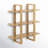 Solid Wood Floating Shelf with Adjustable Shelves-816792552
