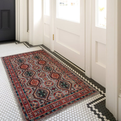 Taressa Abstract Machine Tufted Area Rug