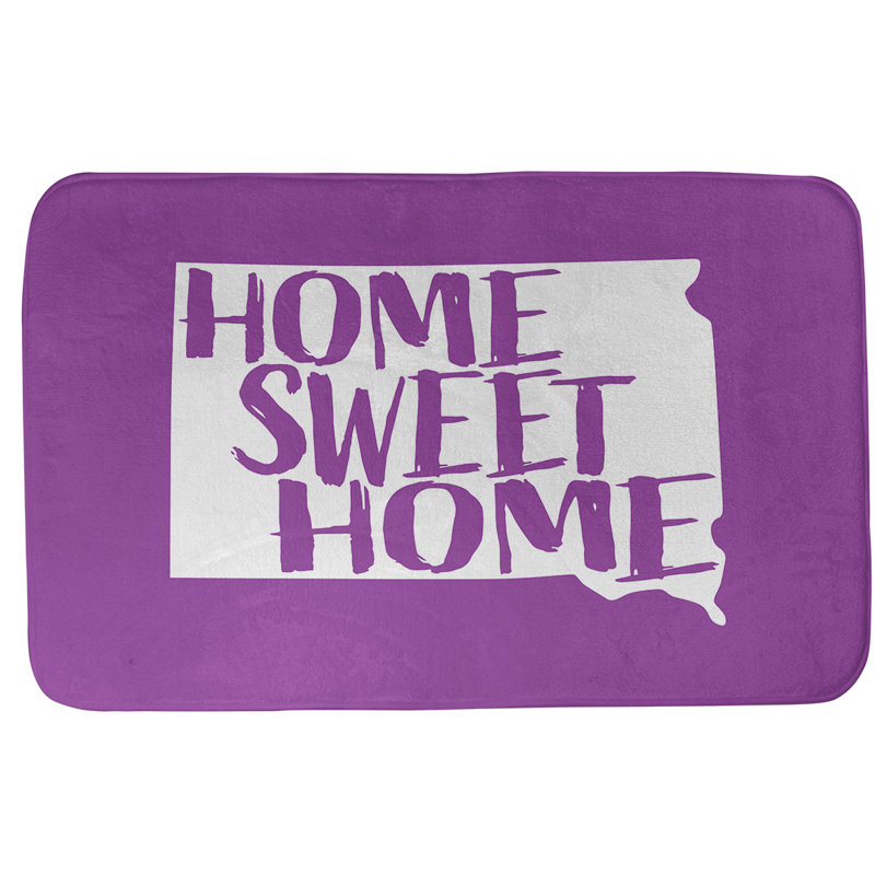 Tapis de bain, l 17 po x L 21 po, Violet