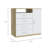 Sierra Dresser with Four Drawers, One Compartment and Open Shelf, Freestanding Bedroom Storage-2110259905