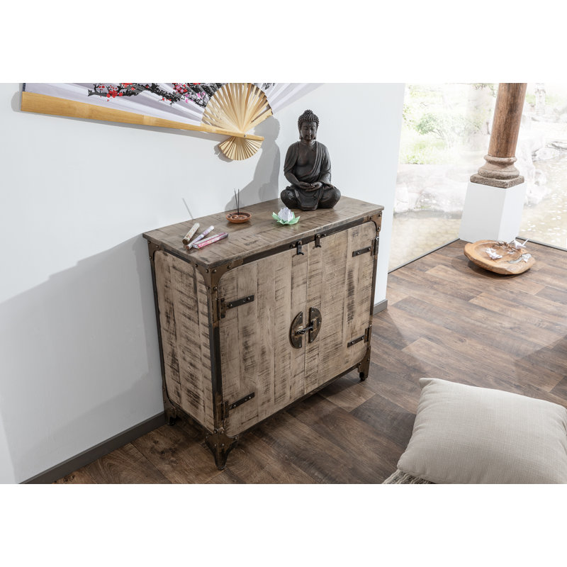 Tokyo Solid Wood 90cm W Chest of Drawers, Brown