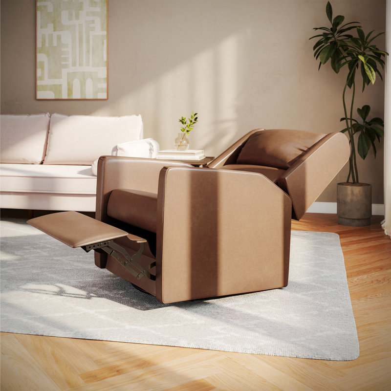Manual Rocking Recliner-270 Swivel And USB And USB-C Charging Ports
