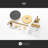 Kree Collection Shower System: 8" Round Shower Head, Single Handle Set, Tub Spout, & Rough-in Valve Included - Brushed Gold-92460982