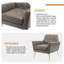 Johan Armchair With Tufted Back-69989032