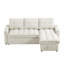 Canapé inclinable avec lit escamotable, chargement USB et tiroirs de rangement-914112041