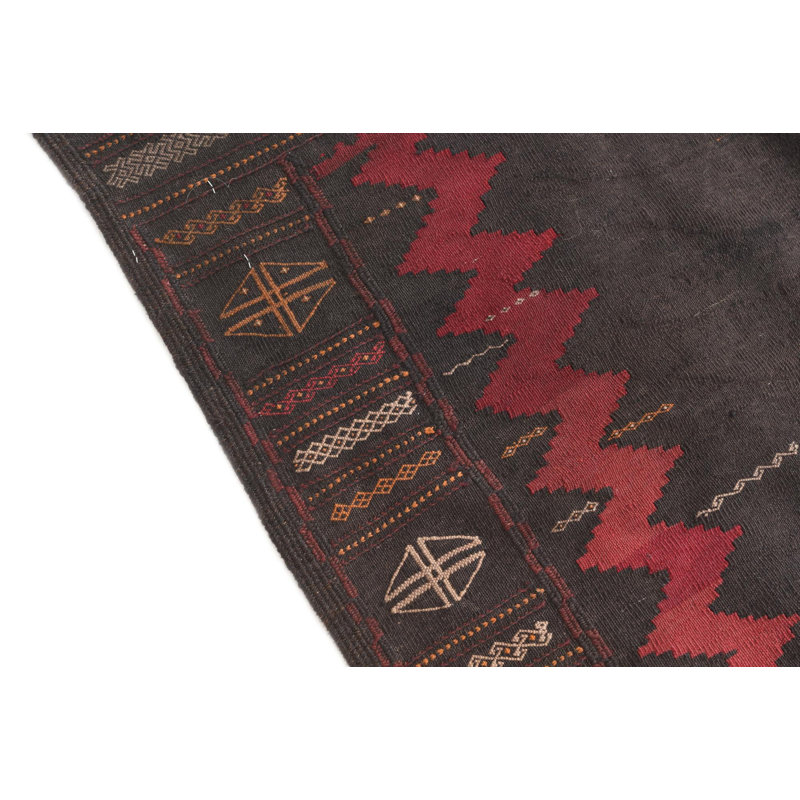 Tapis carré noir 4 pi Parrett