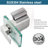 Brushed Nickel Bathroom Sink Faucet LED Waterfall Vanity Mixer Faucet with Cover