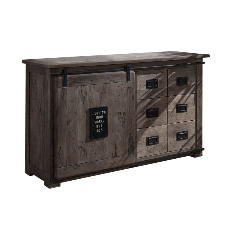 140cm Solid Wood Sideboard