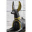 Sculpture buste égyptien égyptien Anubis sur socle