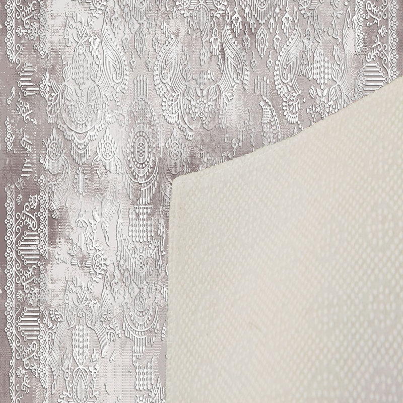 Luxurious Woven Area Rug, 5.9 x 9.2 ft, 100% Polyester, Antibacterial | Non-Slip PVC Felt Dot Underside, 0.3 in Pile Height | Machine Washable, 3D Digital Print, Perfect for Living Room & Bedroom Décor