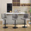 Swivel Upholstered Adjustable Height Counter Bar Stool with Backs for Kitchen Island-1663195469-1663195318
