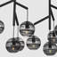 Sean Lavin Sedona 8-light LED double chandelier in nightshade black finish-1701258325