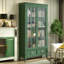 Retro Multi-Function Solid Wood Bookcase