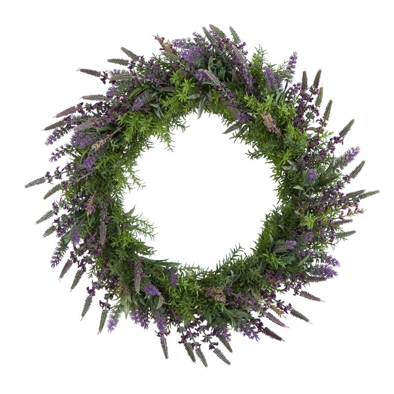 Lavender Artificial Wreath