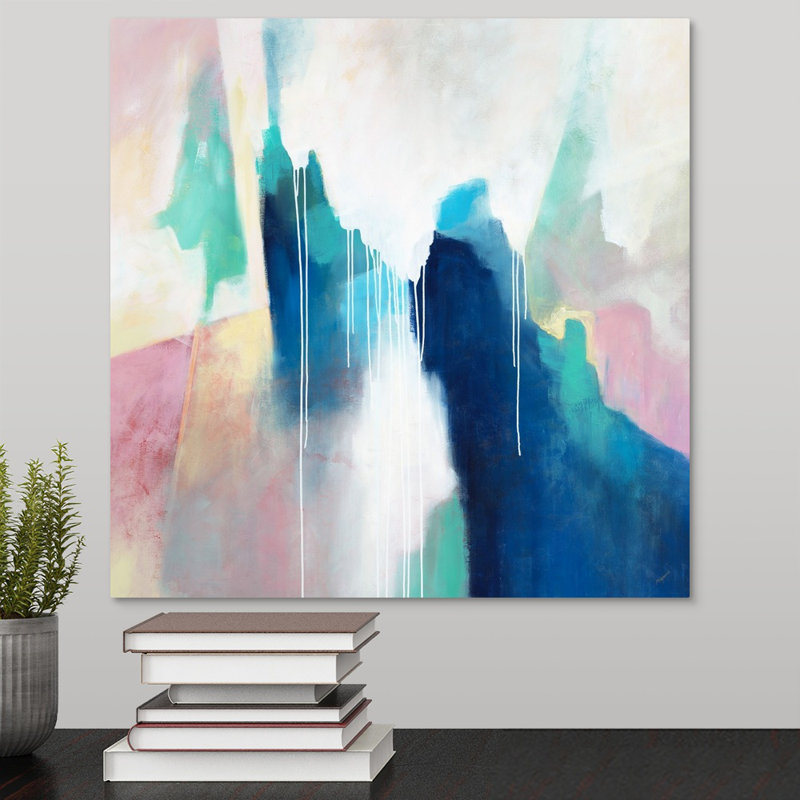 « gelato souvenirs »-reproduction d’art sur toile, H 16 po x l 16 po x P 1,25 po, Toile tendue