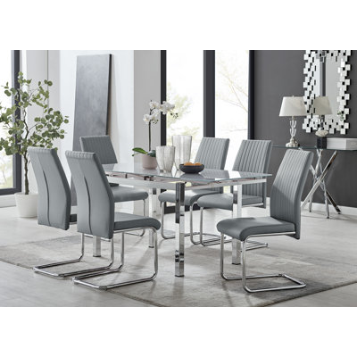 Ensemble de table de salle à manger extensible Tierra Modern