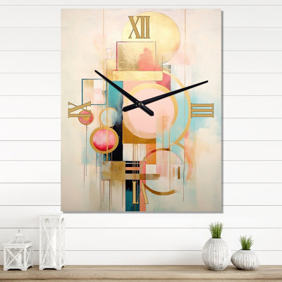 Horloge murale pastel Grace